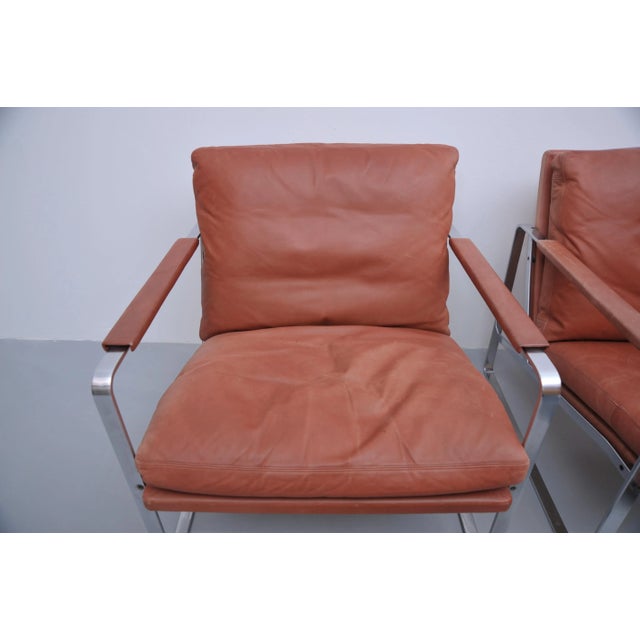 1970s Set of Vintage Lounge Chairs by Preben Fabricius & Jørgen Kastholm for Knoll For Sale - Image 5 of 14