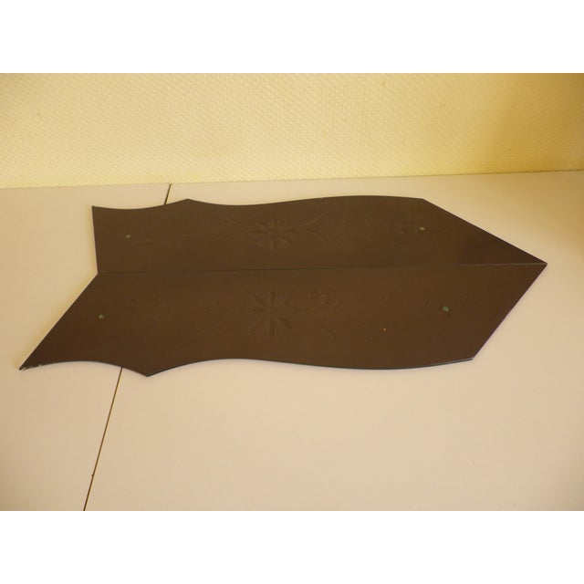 Glass Engraved Venetian-Style Wall Mirrors, 1970s, Set of 2 For Sale - Image 7 of 12