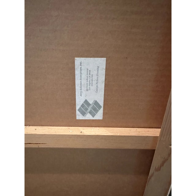 Huge Art Deco Style Jerry Solomon Silver Giltwood Mirror For Sale - Image 4 of 4