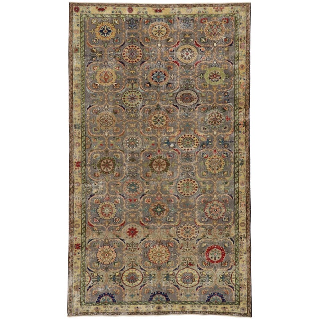 Vintage Turkish Sivas Rug, 05'07 X 09'06 For Sale - Image 10 of 10