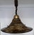Vintage Brown & Brass Metal Ceiling Lamp from Hustadt Leuchten, 1980s For Sale - Image 4 of 9