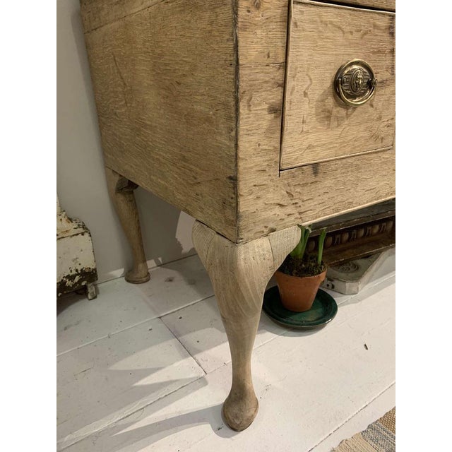 Wood 18th Century English Oak Chest on Stand For Sale - Image 7 of 18