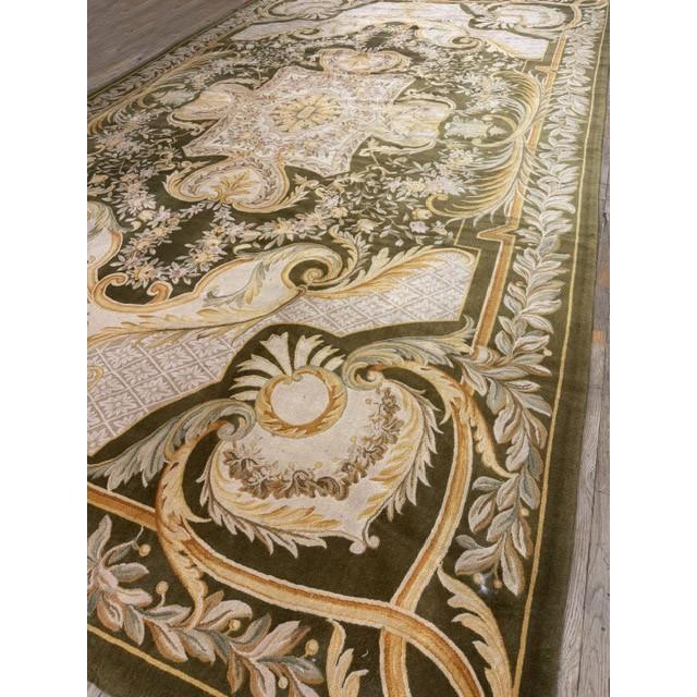 This early 19th-century European carpet is a magnificent representation of the historic Savonnerie weaving heritage....