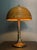 Mid-Century Pencil Reed Rattan Bamboo and Brass Table Lamp, 1970s, in Very Good conditions. Designed 1970 to 1979 This...