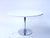 Round Dining Table in White High Gloss Melamine on Chromed Tulip Pedestal, Germany, 2000s For Sale - Image 12 of 12