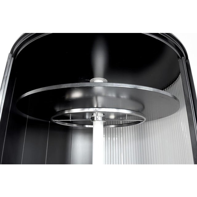 Black Cylinder-Shaped Monumental Wardrobe, Italy, 1985 For Sale - Image 8 of 15