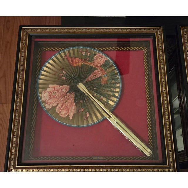 Wood Pair of Vintage Italian Burlwood and Glass Display Cabinets For Sale - Image 7 of 9