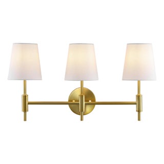 Darya 3-Light 24" Wall Sconce in Brass For Sale