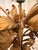Hollywood Regency Gilded Metal and Glass Flower Base Side Table by Hans Kogl For Sale - Image 14 of 14