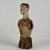 Stupendous & Charming Salvaged Antique Carved Wood Santos Mannequin Sculpture, 16" H For Sale - Image 12 of 17