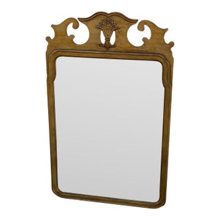 1930 Hand Painted Chippindale Style Mirror. For Sale