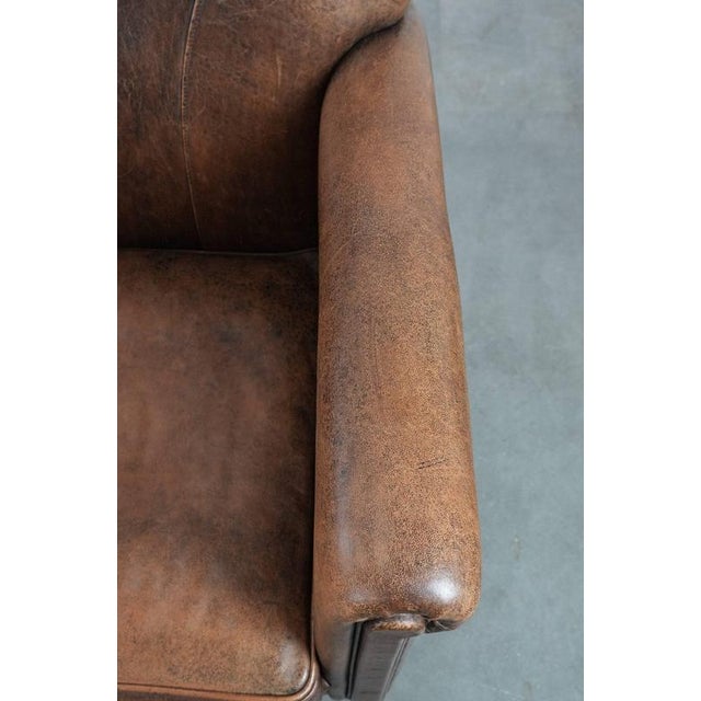 Vintage Sheepskin Armchairs, Set of 2 For Sale - Image 9 of 18