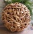 Mid-Century Modern Water Hyacinth Woven Sphere 10” Diameter For Sale - Image 3 of 5