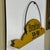 American A Whimsical Vintage Wood Sign Advertising "Breakfast 35-50c" With Arching Metal Hook, Double Sided For Sale - Image 3 of 9
