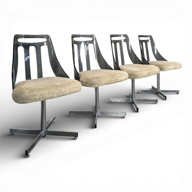Space Age Chairs by Brody, Set of 4 For Sale