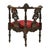 Antique Italian Oak Corner Chair, 1890s For Sale - Image 3 of 18