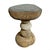 Vintage natural stacked river rock side table or stool. This has a level polished top area for placing objects or for...