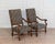 Pair of French Walnut Armchairs with X-Form Crossbars, Circa 1900 For Sale - Image 9 of 11