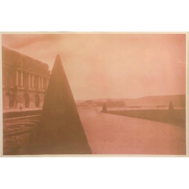 1990s David Aschkenas, Large Vintage Photograph Polaroid Transfer Photo Print Gardens Versailles Paris, 1996 For Sale - Image 5 of 6