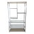 Vintage 1970s Milo Baughman Style Chrome Etagere Bookcase Mid Century Modern For Sale