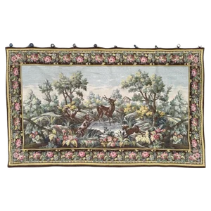 Vintage French Jacquard Tapestry in Aubusson Style, 1960s