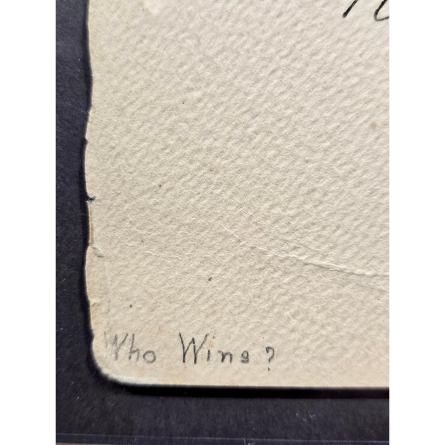 Onyx Edward Borein-Who Wins?-Etching & Drypoint, 1931 7x Ranch Presentation Inscription For Sale - Image 8 of 11
