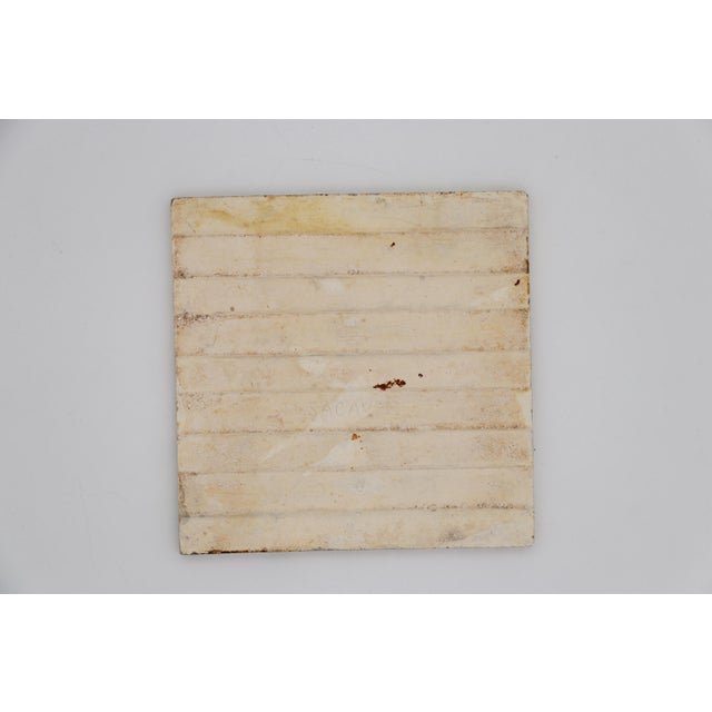 1900s Fleur De Lis Blue & White Large Tile, Portuguese For Sale - Image 12 of 12