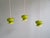 Vintage Pendant Lights in Green Opaline Glass, 1960s, Set of 3 For Sale - Image 11 of 16
