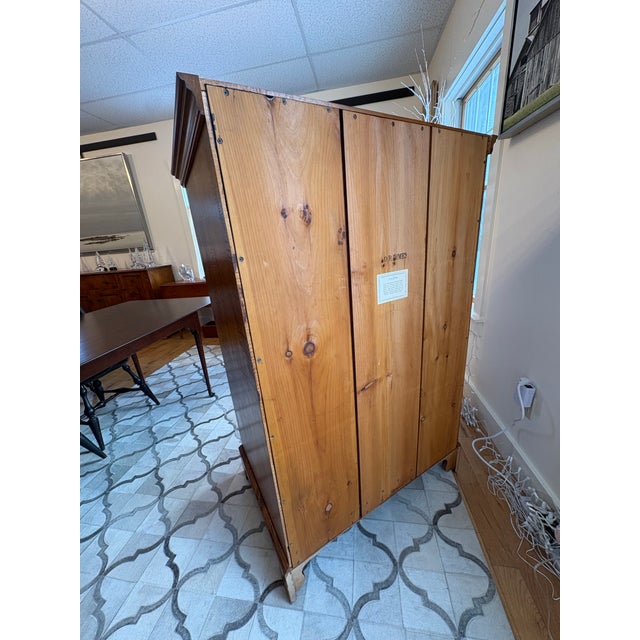 Copper Estate Dr Dimes Tiger Maple Console Cupboard For Sale - Image 8 of 11