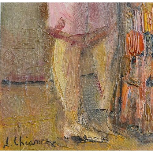 Alberto Chiancone, The Dressmaker's Workshop, 1960s, Oil Painting on Canvas, Framed For Sale - Image 11 of 15