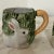 Ceramic Japan Rabbit in Carrot Patch Mug - a Pair For Sale - Image 4 of 9