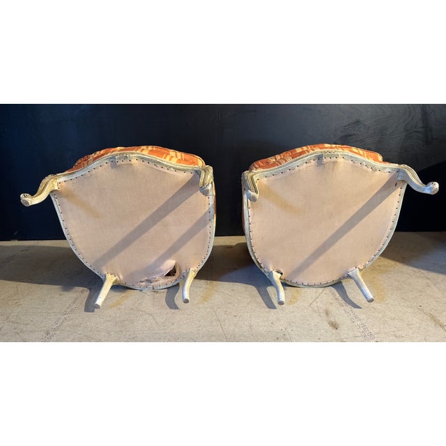 French Bergere Lounge Chairs, 1900, Set of 2 For Sale - Image 10 of 17