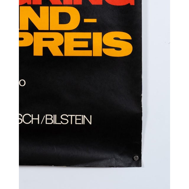 Paper Original Porsche Poster by Atelier Strenger, 1972 For Sale - Image 7 of 9