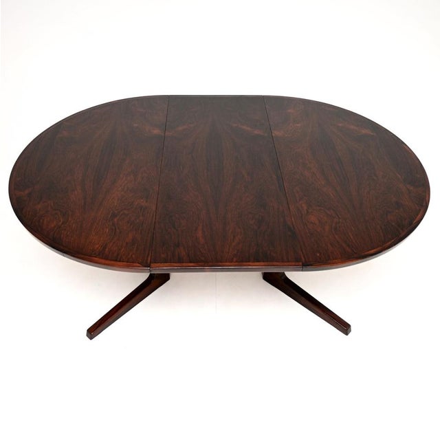Mid-Century Modern Vintage Danish Extending Dining Table from Bernhard Pedersen, 1960s For Sale - Image 3 of 12