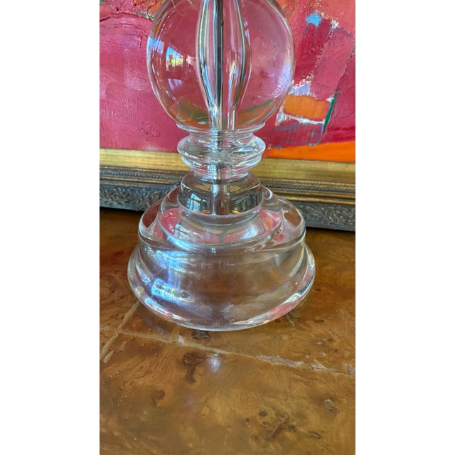 1950s Mid Century Archimede Seguso Murano Glass Lamps - a Pair For Sale In San Francisco - Image 6 of 8