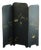 Hand-Painted Iron Folding Screen with Birds and Flowers, 1950s For Sale