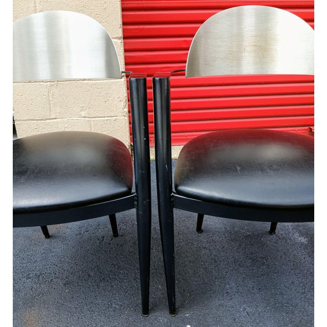 Elevate Your Space With This Stunning Pair of Elite Modern Jagger Armchairs, Where Architectural Innovation Meets Premium Comfort 1980s For Sale - Image 10 of 12