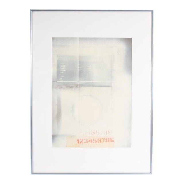 Abstract Mixed Media Painting by Michael Baum For Sale