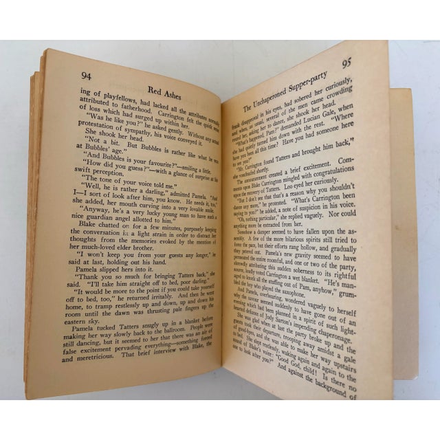 Red Ashes 1925 First Edition by Margaret Pedler Interesting Cover For Sale - Image 10 of 12