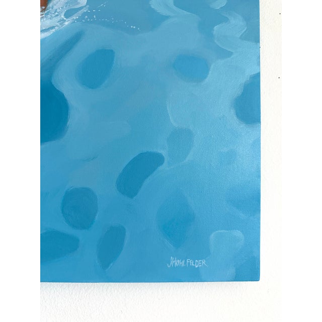 "Connecting the Dots" Original Modern Oil Painting, by Jennifer Hohlfelder For Sale - Image 9 of 10