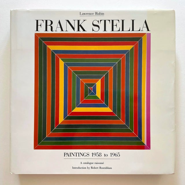 Frank Stella " Paintings 1958 - 1965 : A Catalogue Raisonne " Vintage 1986 1st Edtn Lithograph Print Landmark Volume Extra Large Hardcover Art Book For Sale - Image 13 of 13