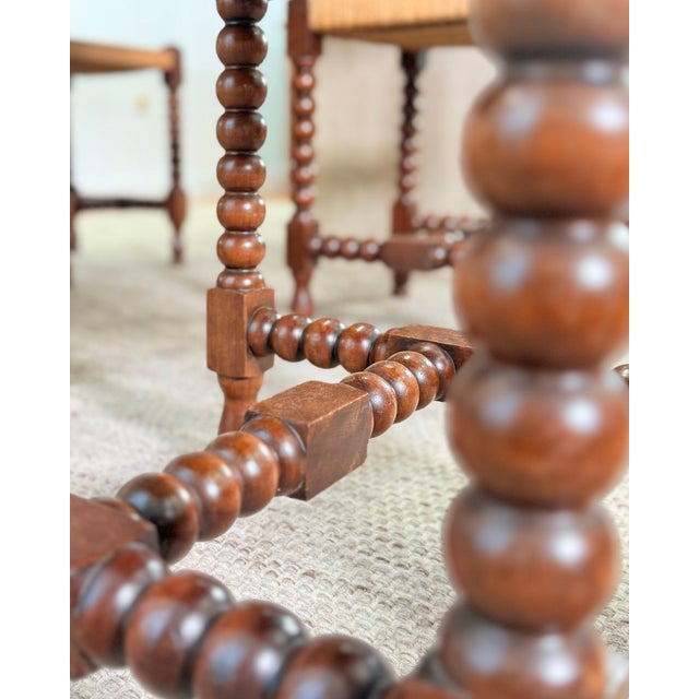 Baroque Castilian Baroque Chairs, 1900, Set of 4 For Sale - Image 3 of 6