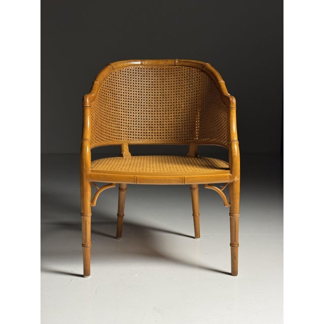 Faux Bamboo Dining Chairs, Set of 4 For Sale - Image 12 of 18