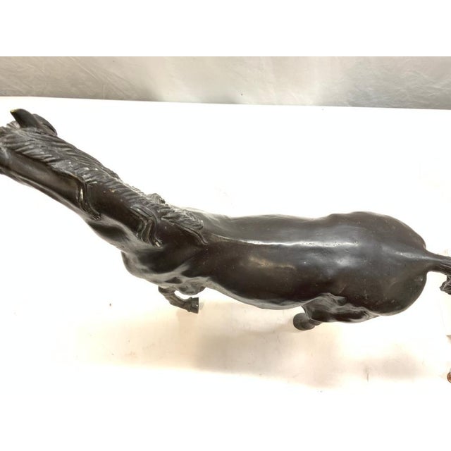 Metal Antique Ex Du Pont Bronze Horse Sculpture For Sale - Image 7 of 7