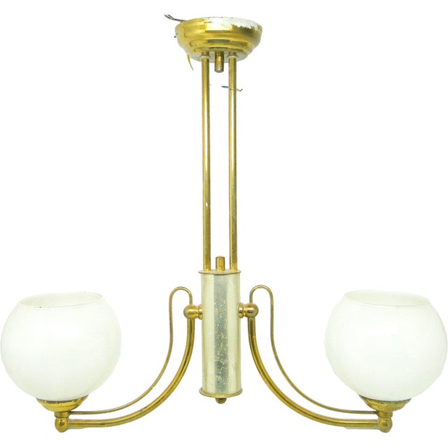 Art Nouveau Chandelier, Poland, 1970s For Sale - Image 10 of 10