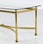 Golden Brass Coffee Table with Cut Crystal, Italy, 1950s For Sale - Image 4 of 6