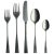 Contemporary Mepra Italia Ice 5-Piece Flatware Set For Sale - Image 3 of 3
