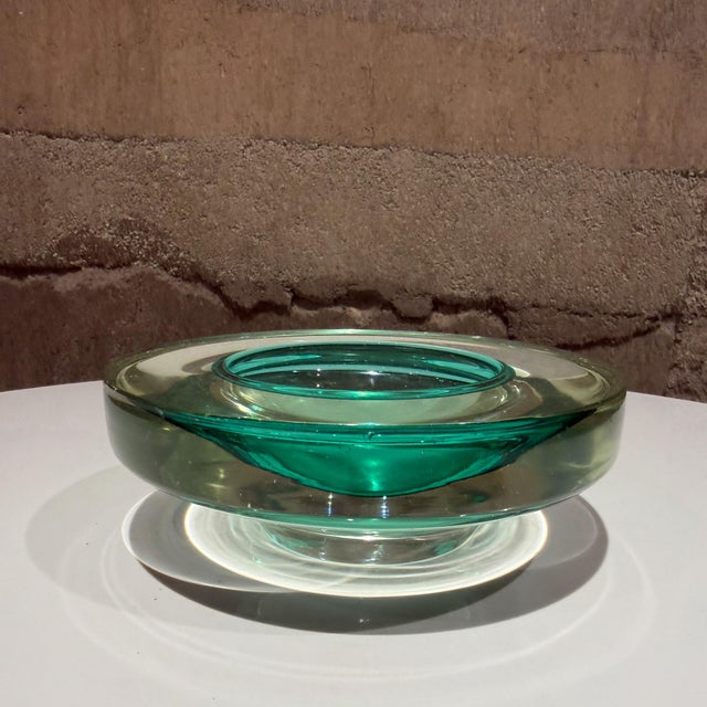 Dish Catch All Murano Bowl Sommerso Flavio Poli Attributed For Sale In San Diego - Image 6 of 9