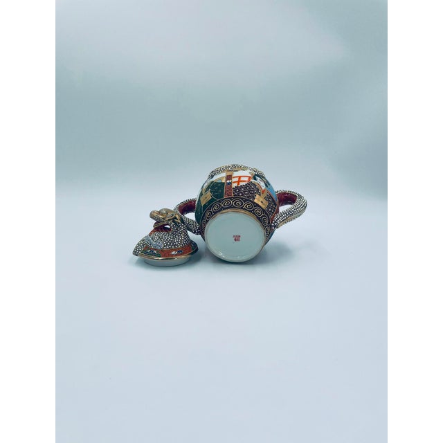 Blue Kutana Porcelain Sugar Bowl, Japan, 1935 For Sale - Image 8 of 11