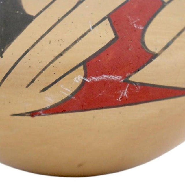 Ceramic Vintage Mexican Mata Ortiz Pottery Jar Signed by Rafael Silveira C1970 For Sale - Image 7 of 9